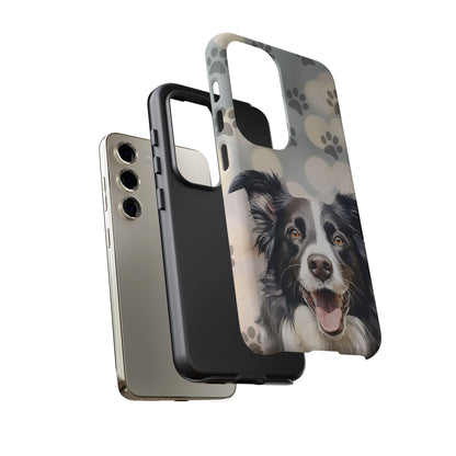 Border Collie Phone Case by Tough Cases (Apple iPhone, Samsung Galaxy, and Google Pixel)
