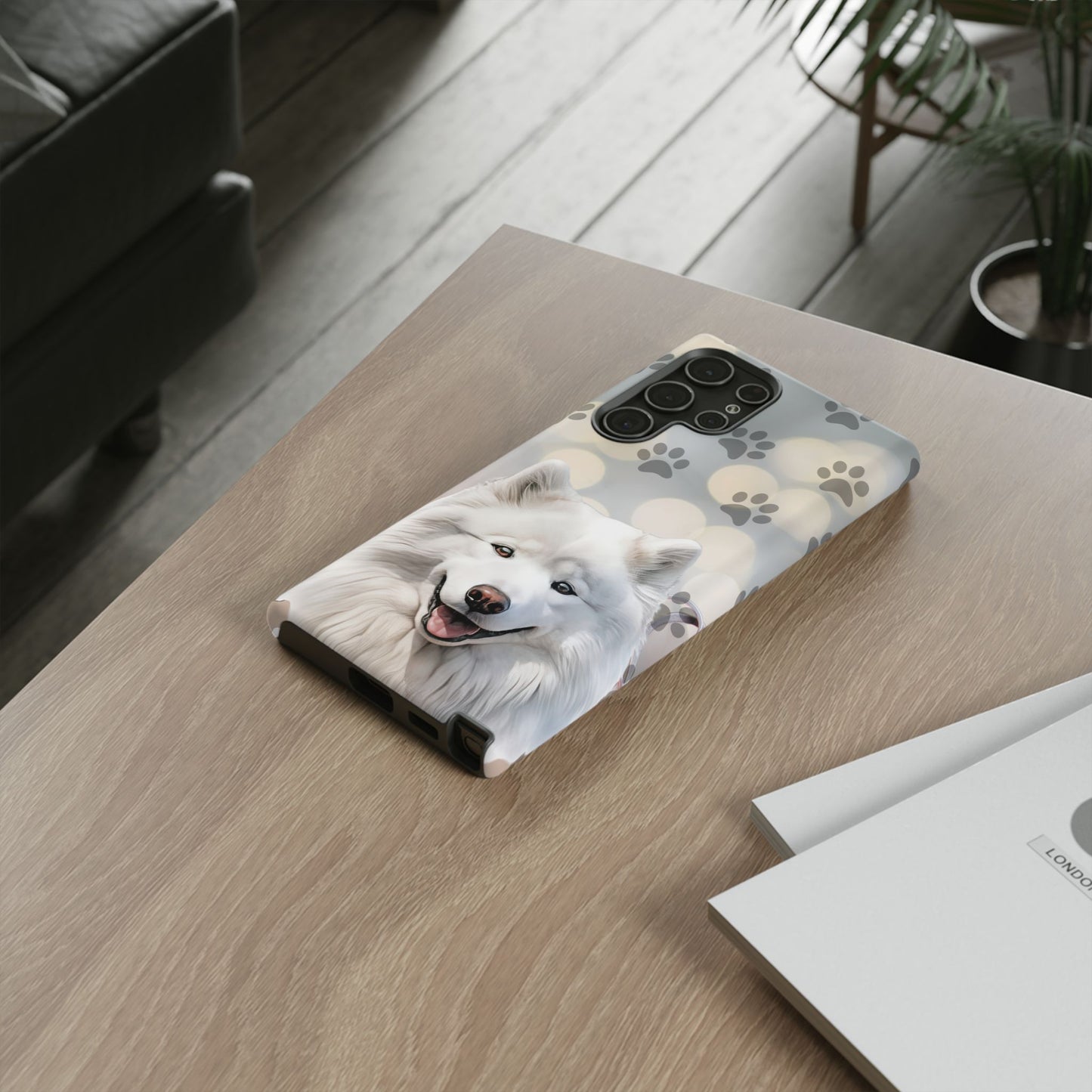Samoyed Phone Case by Tough Cases (Apple iPhone, Samsung Galaxy, and Google Pixel)