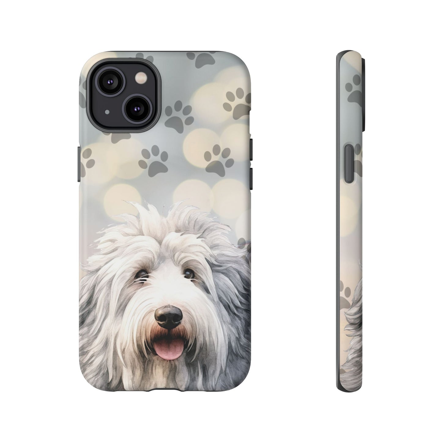 Old English Sheepdog by Tough Cases (Apple iPhone, Samsung Galaxy, and Google Pixel devices)
