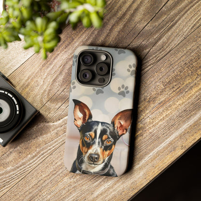 Rat Terrier by Tough Cases a (Apple iPhone, Samsung Galaxy, and Google Pixel)