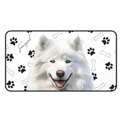 Samoyed Desk Mat