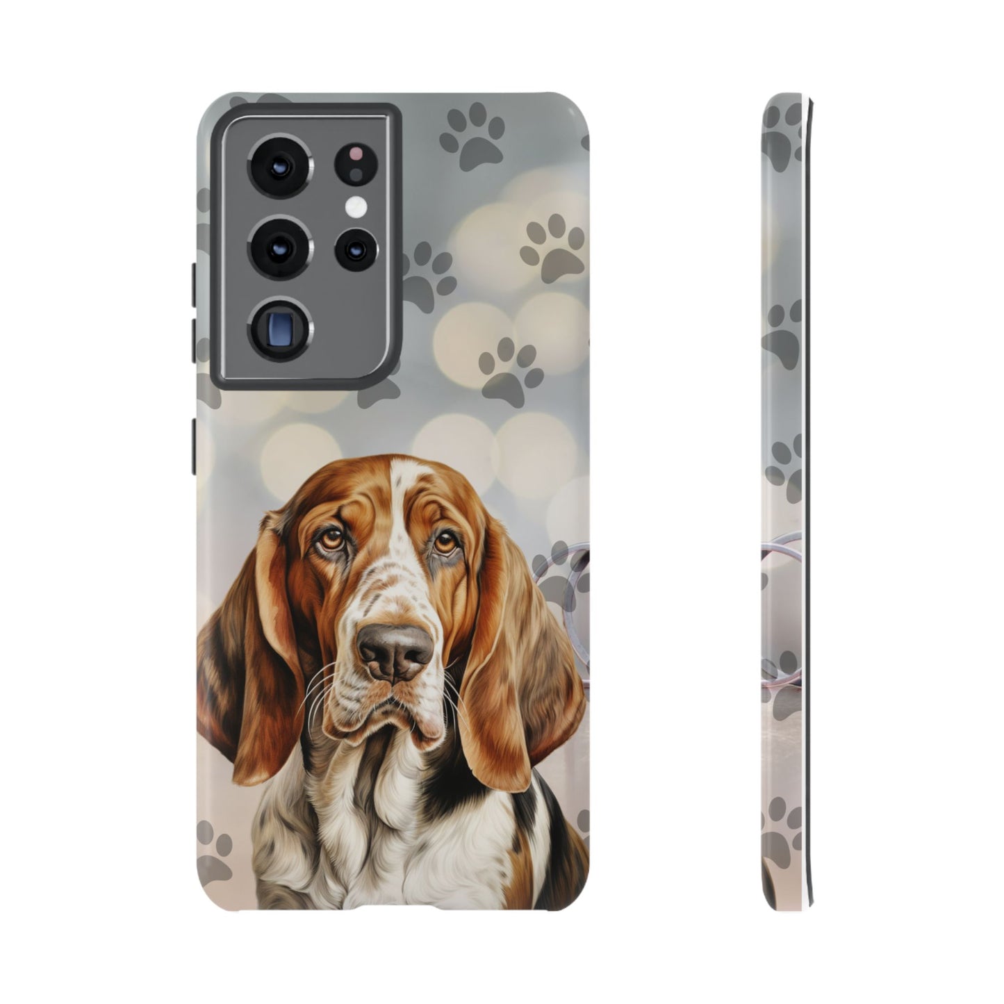 Basset Hound Phone Case by Tough Cases (Apple iPhone, Samsung Galaxy, and Google Pixel)