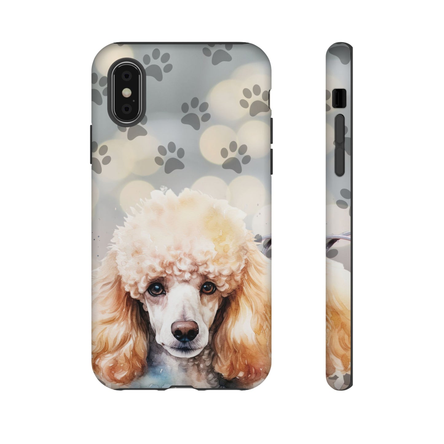 Poodle Phone Case by Tough Cases (Apple iPhone, Samsung Galaxy, and Google Pixel )