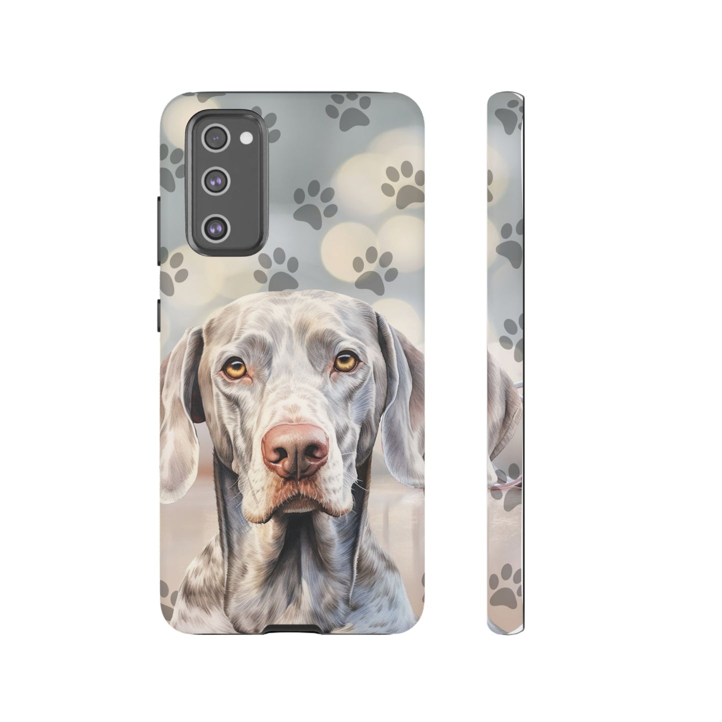 Weimaraner Phone Case by Tough Cases (Apple iPhone, Samsung Galaxy, and Google Pixel)