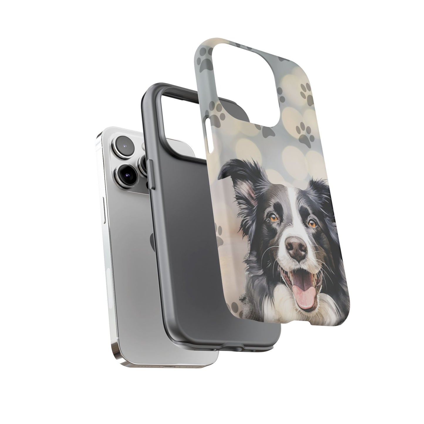 Border Collie Phone Case by Tough Cases (Apple iPhone, Samsung Galaxy, and Google Pixel)