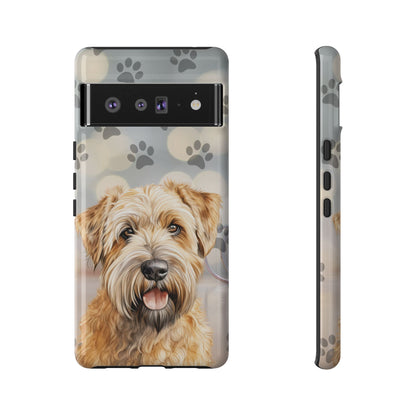 Self-Coated Wheaten Terrier by Tough Cases (Apple iPhone, Samsung Galaxy, and Google Pixel)