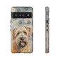 Self-Coated Wheaten Terrier by Tough Cases (Apple iPhone, Samsung Galaxy, and Google Pixel)