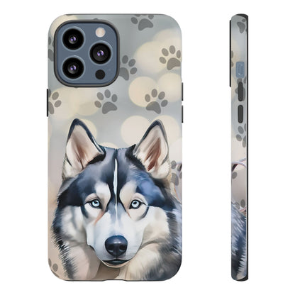 Siberian Husky Phone Cases by Tough Cases (Apple iPhone, Samsung Galaxy, and Google Pixel)