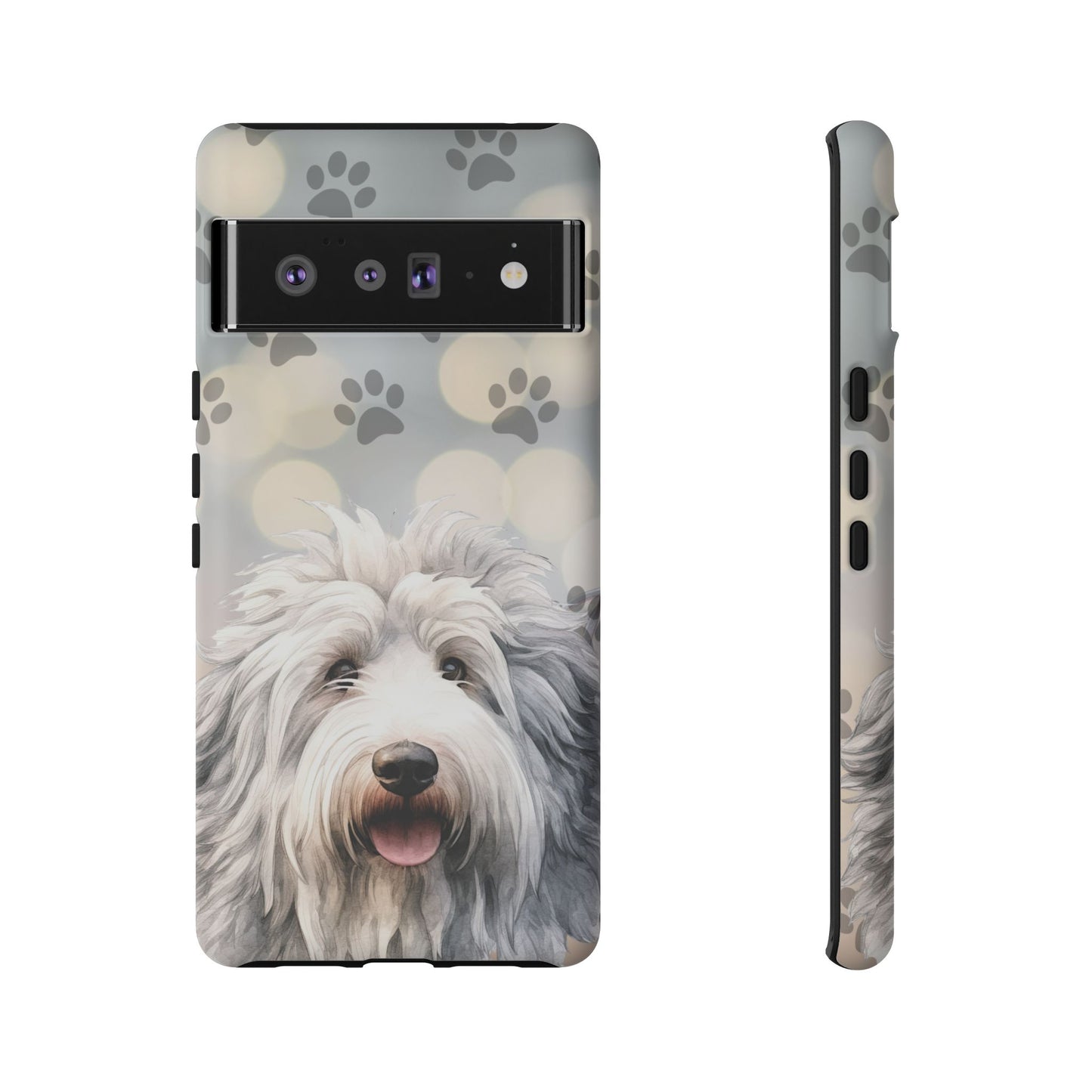 Old English Sheepdog by Tough Cases (Apple iPhone, Samsung Galaxy, and Google Pixel devices)