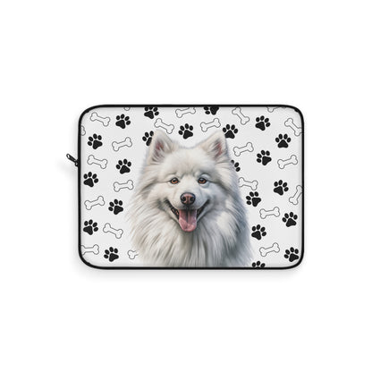 American Eskimo Laptop Sleeve