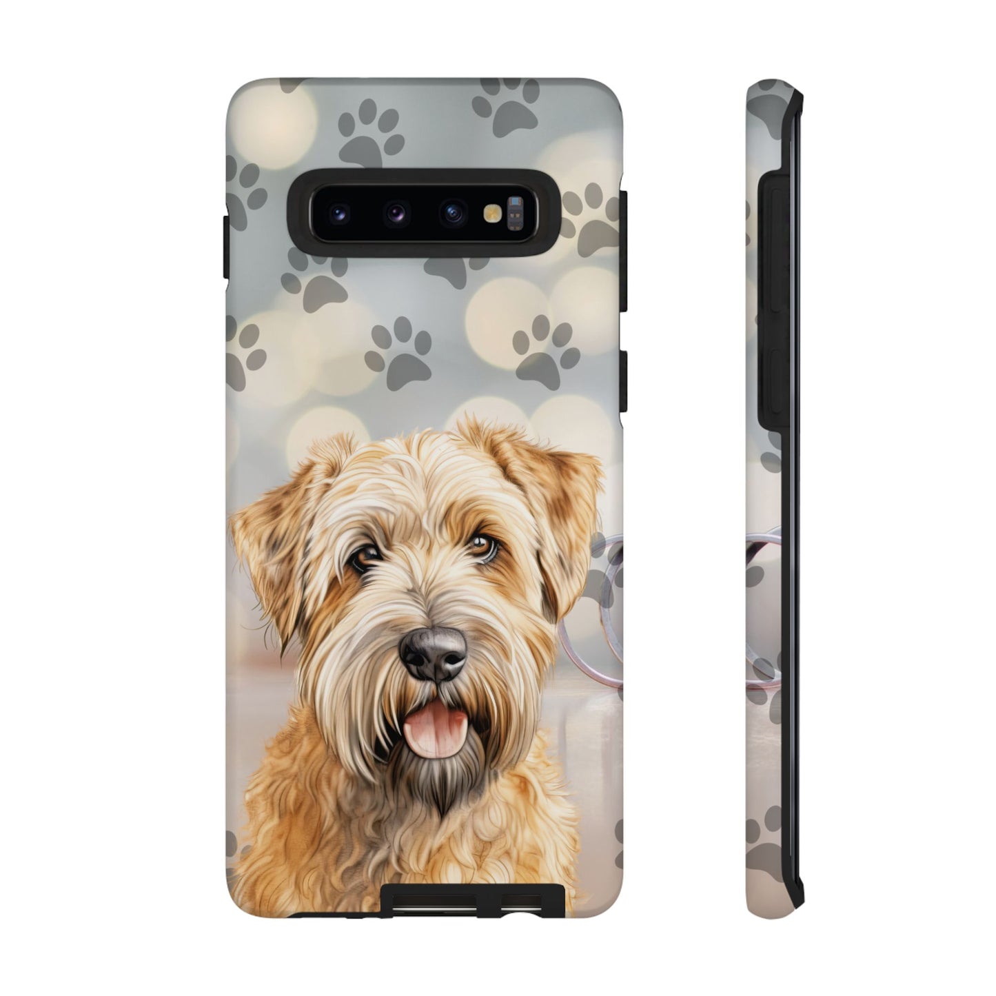 Self-Coated Wheaten Terrier by Tough Cases (Apple iPhone, Samsung Galaxy, and Google Pixel)