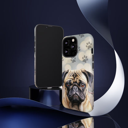 Pug Phone Case by Tough Cases (Apple iPhone, Samsung Galaxy, and Google Pixel)