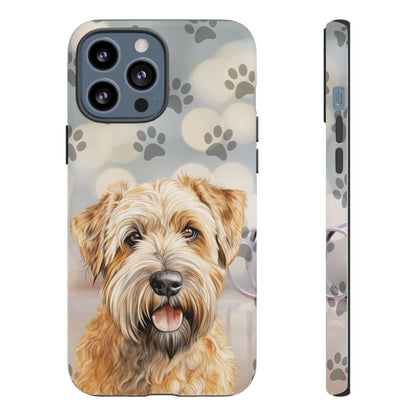 Self-Coated Wheaten Terrier by Tough Cases (Apple iPhone, Samsung Galaxy, and Google Pixel)