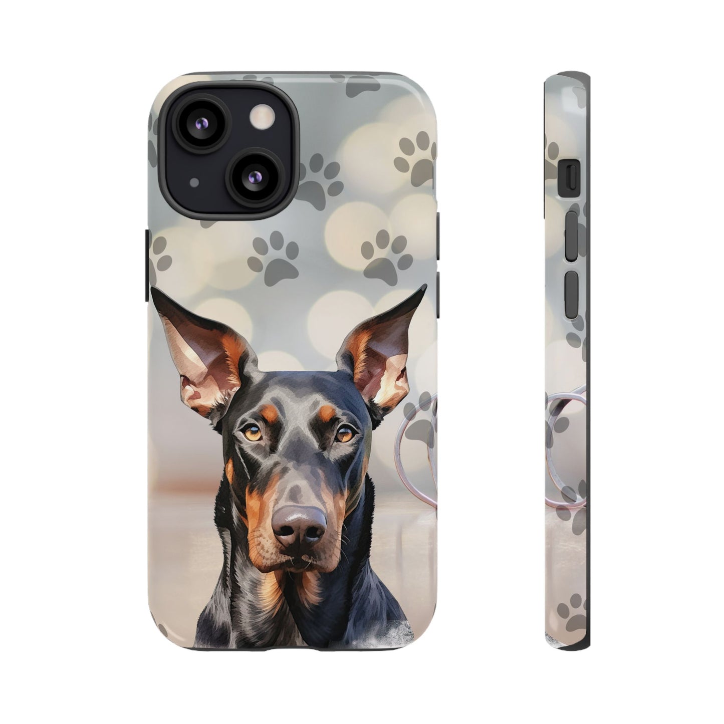 Doberman Phone Case by Tough Cases (Apple iPhone, Samsung Galaxy, and Google Pixel)