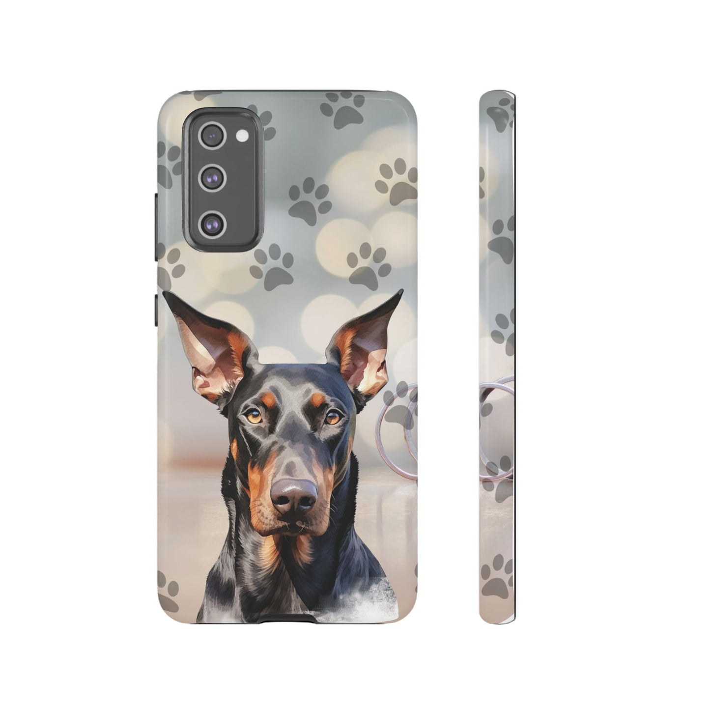 Doberman Phone Case by Tough Cases (Apple iPhone, Samsung Galaxy, and Google Pixel)