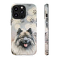 Keeshond Phone Case by Tough Cases ( Apple iPhone, Samsung Galaxy, and Google Pixel)
