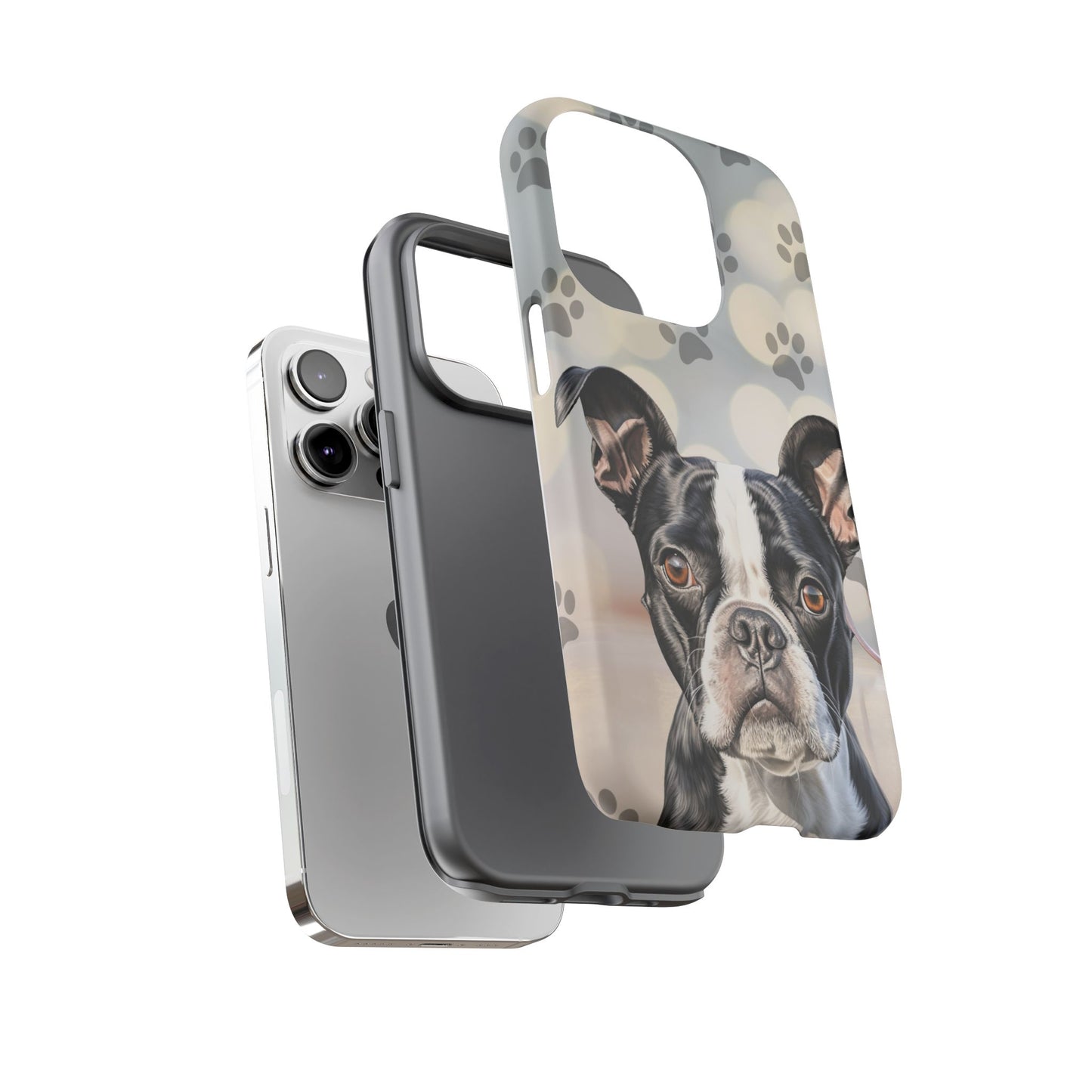 Boston Terrier Phone Case by Tough Cases (Apple iphone, Samsung galaxy, Google Pixel) Boston Terrier
