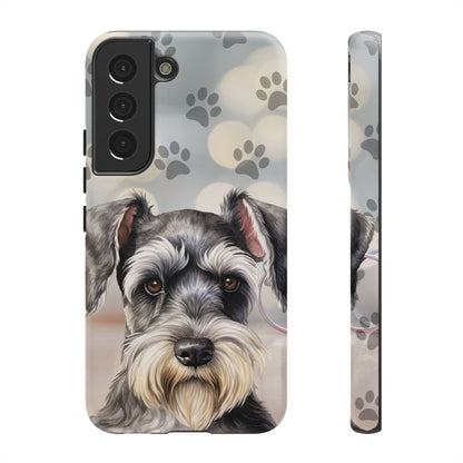 Miniature Schnauzer by Tough Cases (Apple iPhone, Samsung Galaxy, and Google Pixel)