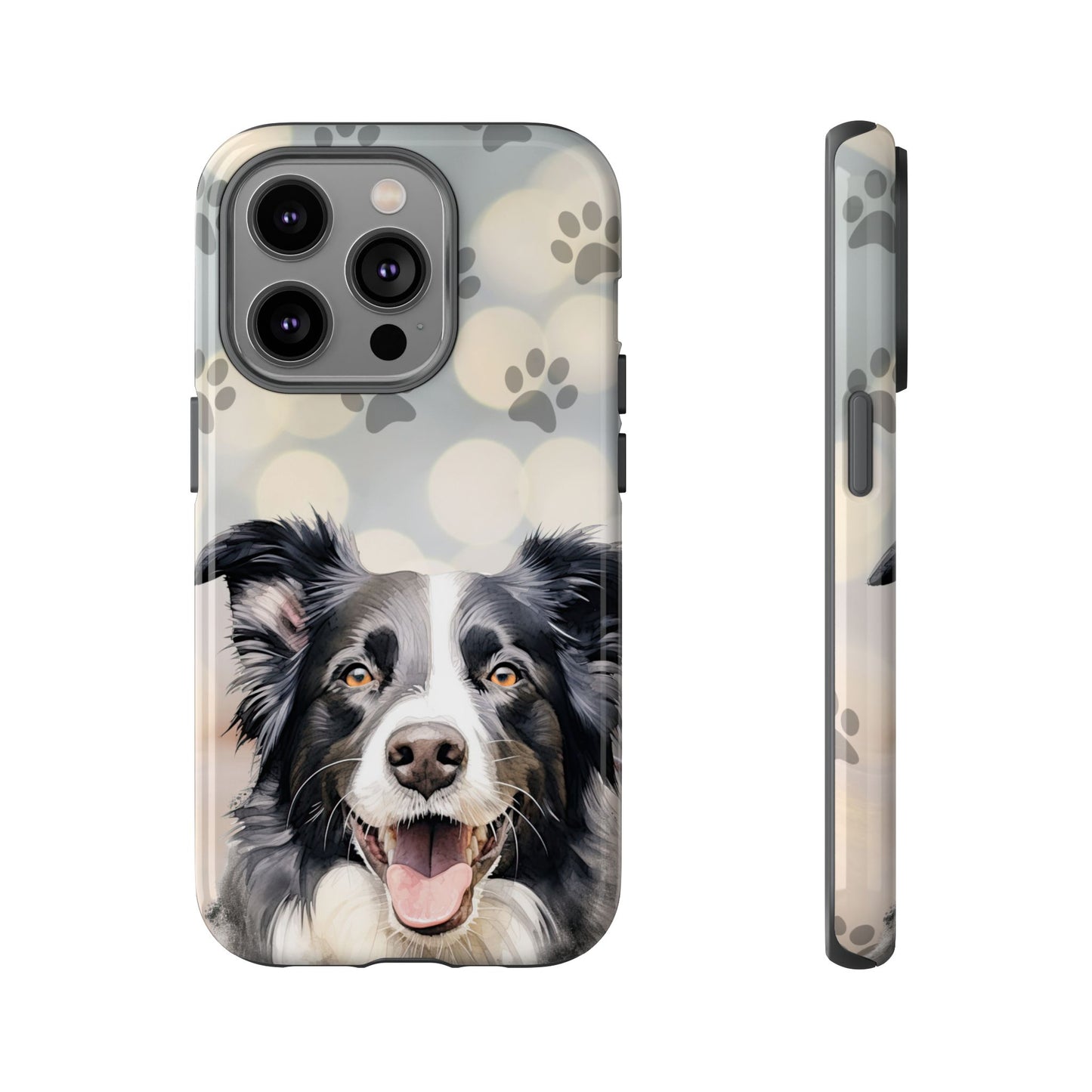 Border Collie Phone Case by Tough Cases (Apple iPhone, Samsung Galaxy, and Google Pixel)