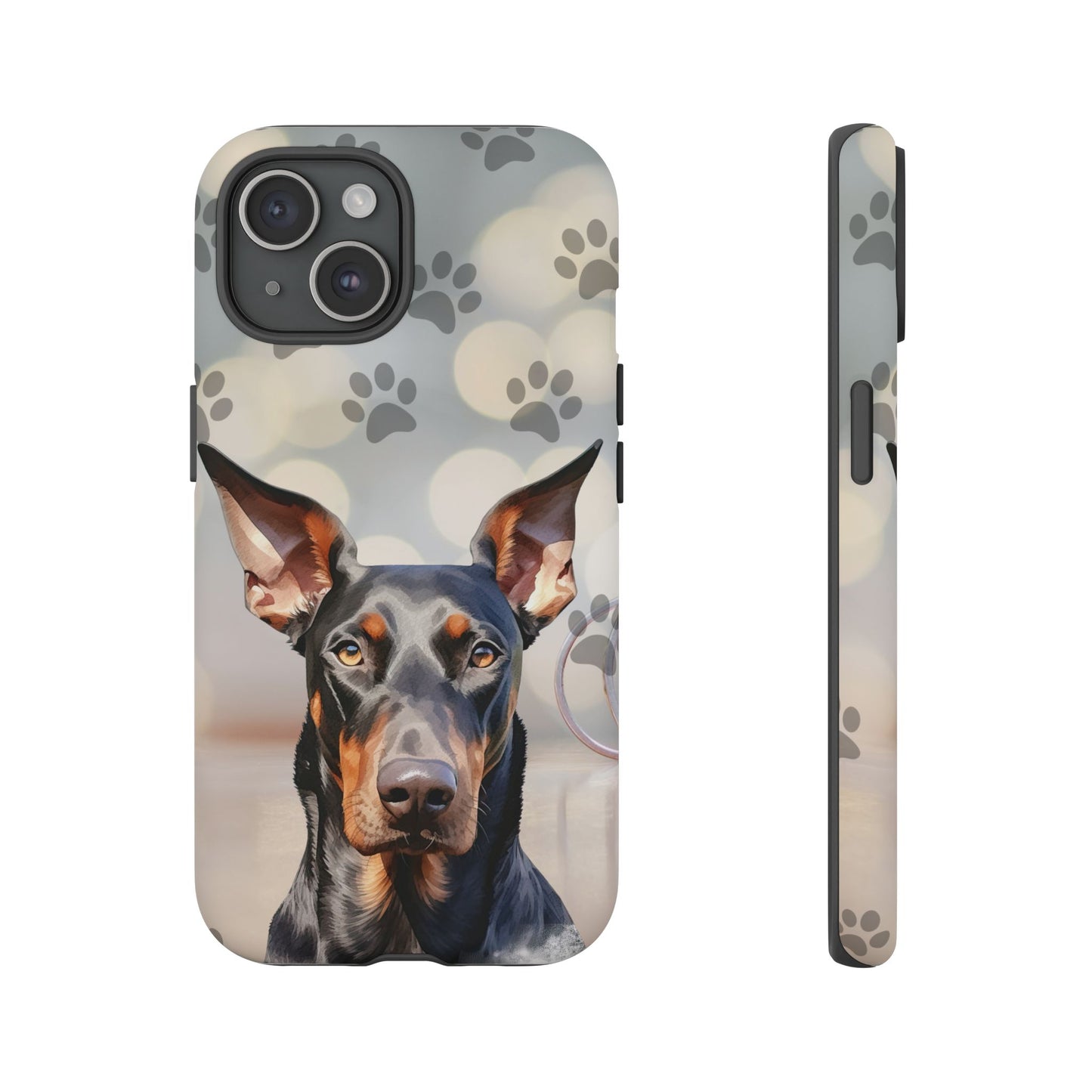 Doberman Phone Case by Tough Cases (Apple iPhone, Samsung Galaxy, and Google Pixel)