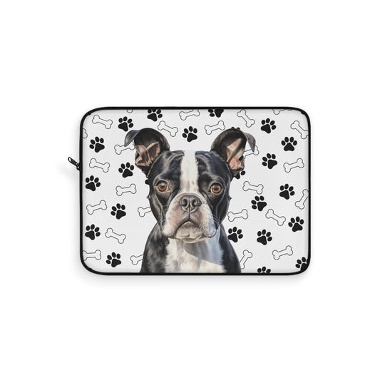Boston Terrier Laptop Sleeve