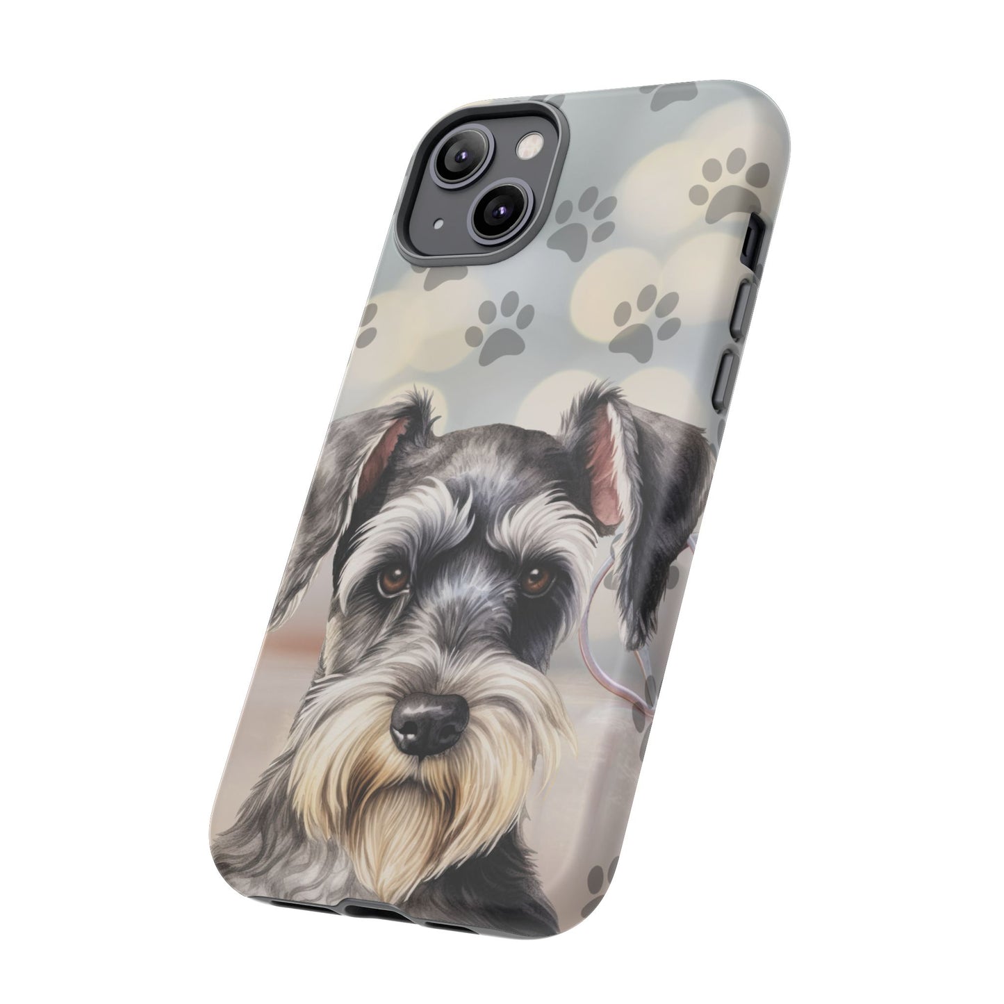 Miniature Schnauzer by Tough Cases (Apple iPhone, Samsung Galaxy, and Google Pixel)