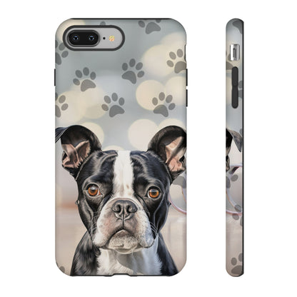 Boston Terrier Phone Case by Tough Cases (Apple iphone, Samsung galaxy, Google Pixel) Boston Terrier