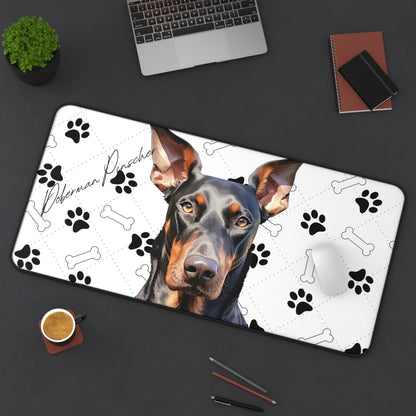 Doberman Pinscher Desk Mat