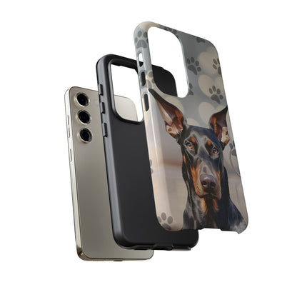 Doberman Phone Case by Tough Cases (Apple iPhone, Samsung Galaxy, and Google Pixel)