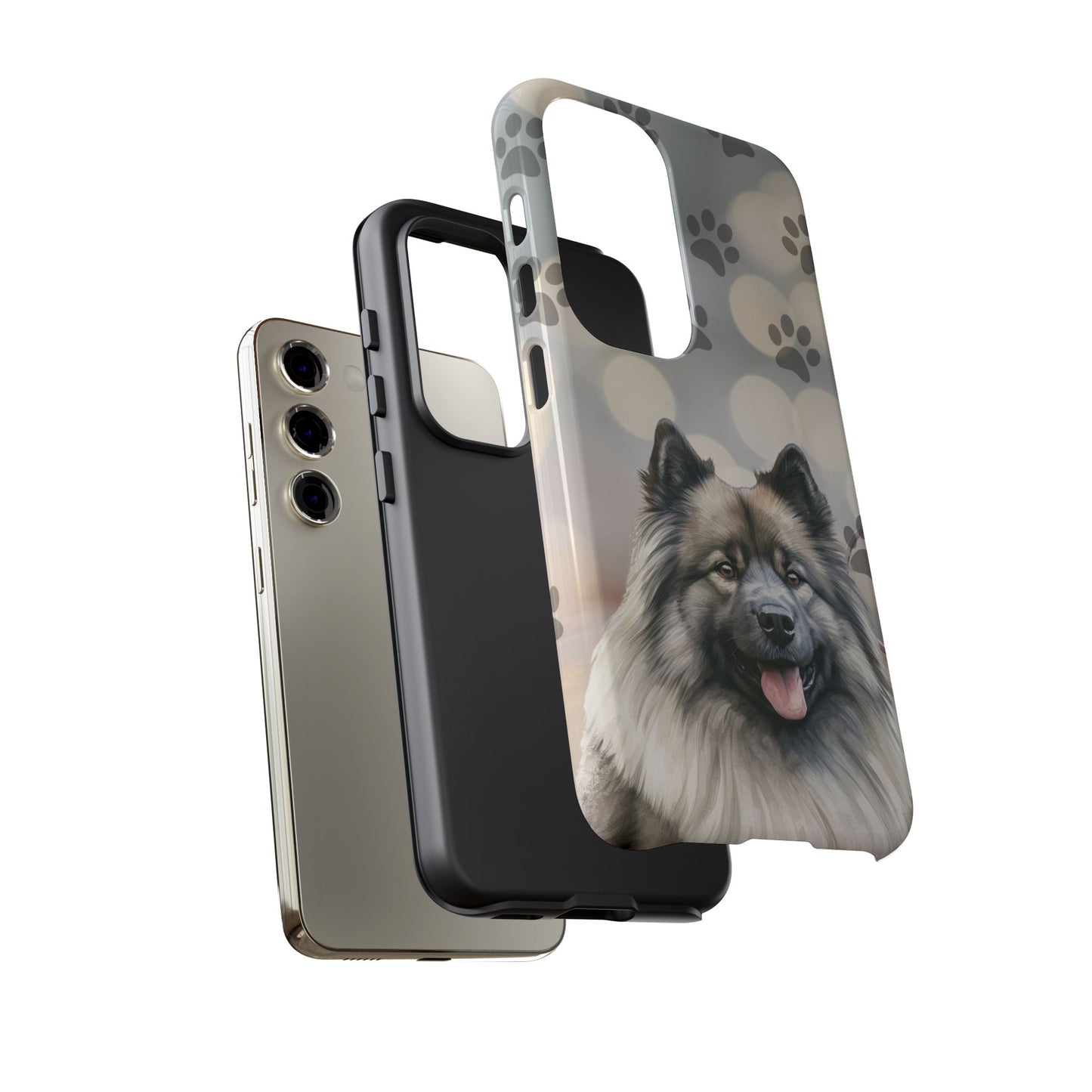 Keeshond Phone Case by Tough Cases ( Apple iPhone, Samsung Galaxy, and Google Pixel)