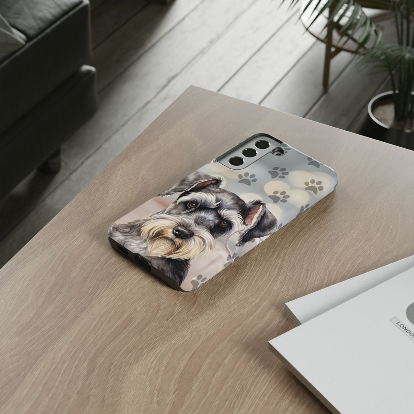 Miniature Schnauzer by Tough Cases (Apple iPhone, Samsung Galaxy, and Google Pixel)