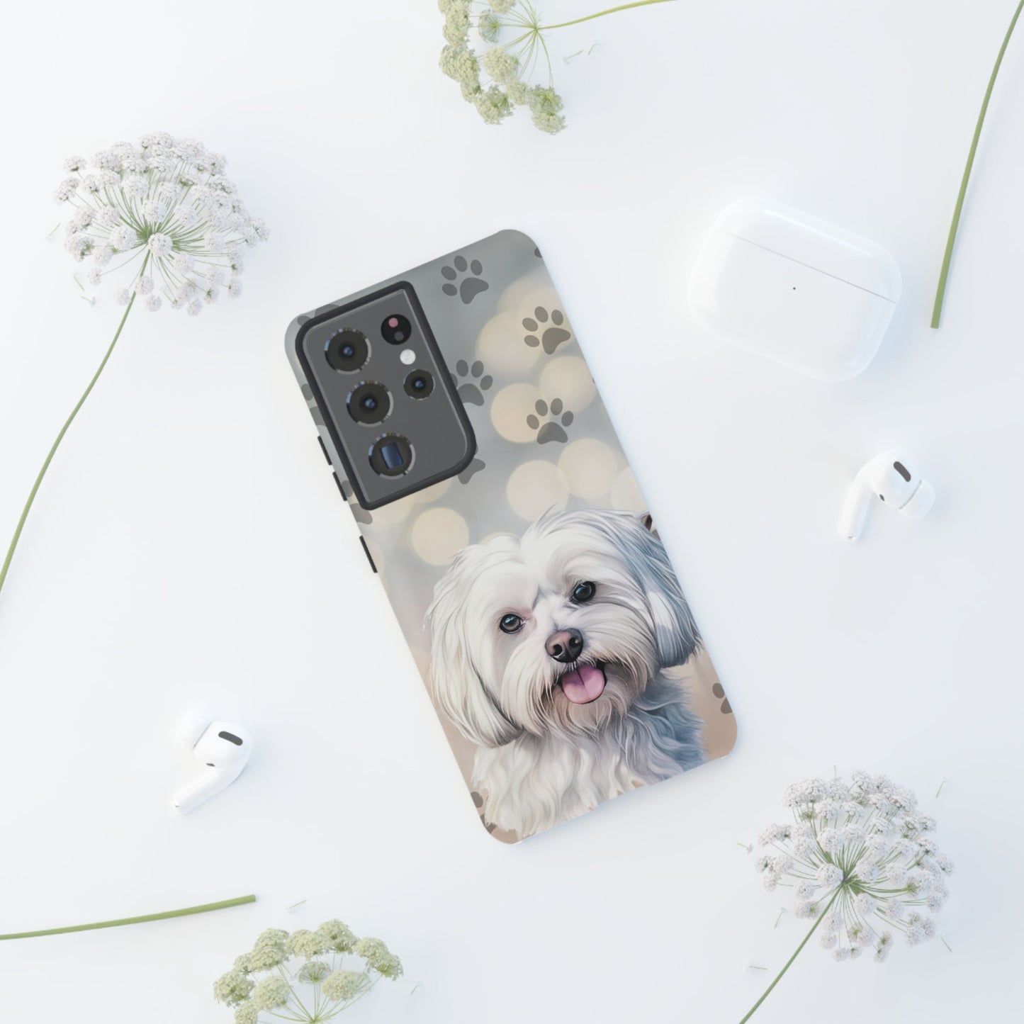 Maltese Phone Case by Tough Cases (Apple iPhone, Samsung Galaxy, and Google Pixel)