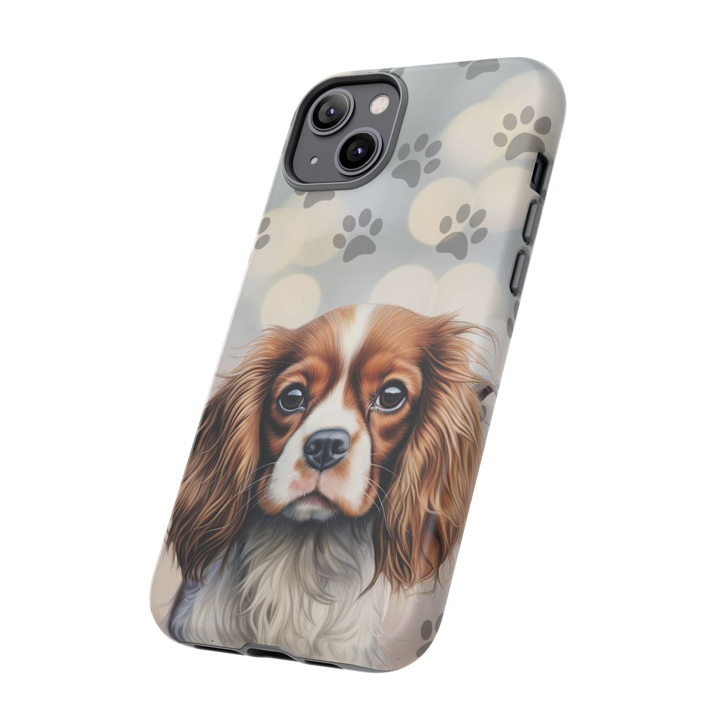 Cavalier King Charles Spaniel phone case by Tough Cases (Apple iPhone, Samsung Galaxy, and Google Pixel)