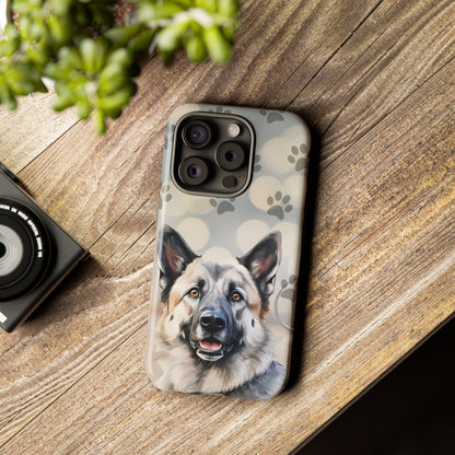 Norwegian Elkhound by Tough Cases (Apple iPhone, Samsung Galaxy, and Google Pixel)