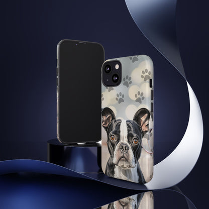 Boston Terrier Phone Case by Tough Cases (Apple iphone, Samsung galaxy, Google Pixel) Boston Terrier