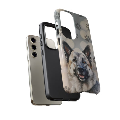 Norwegian Elkhound by Tough Cases (Apple iPhone, Samsung Galaxy, and Google Pixel)