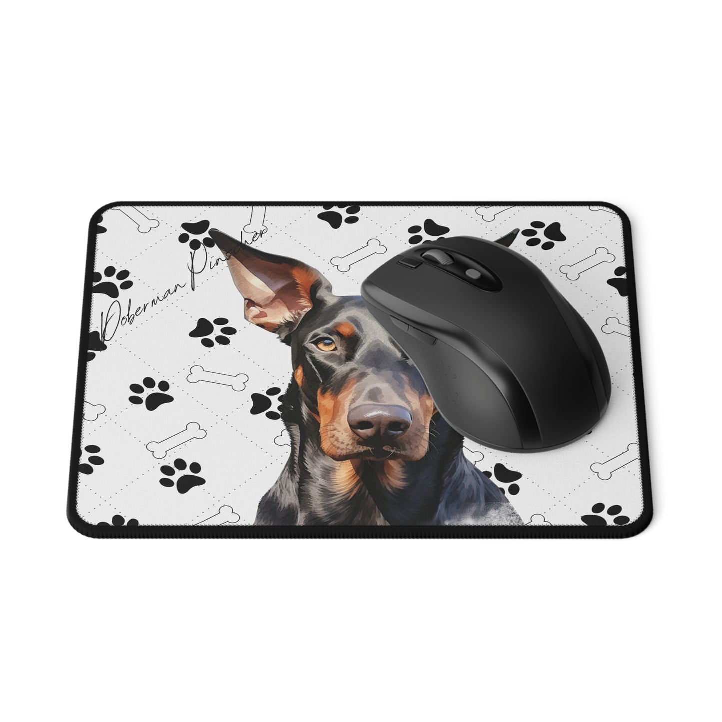 Doberman Pinscher Gaming Mouse Pad