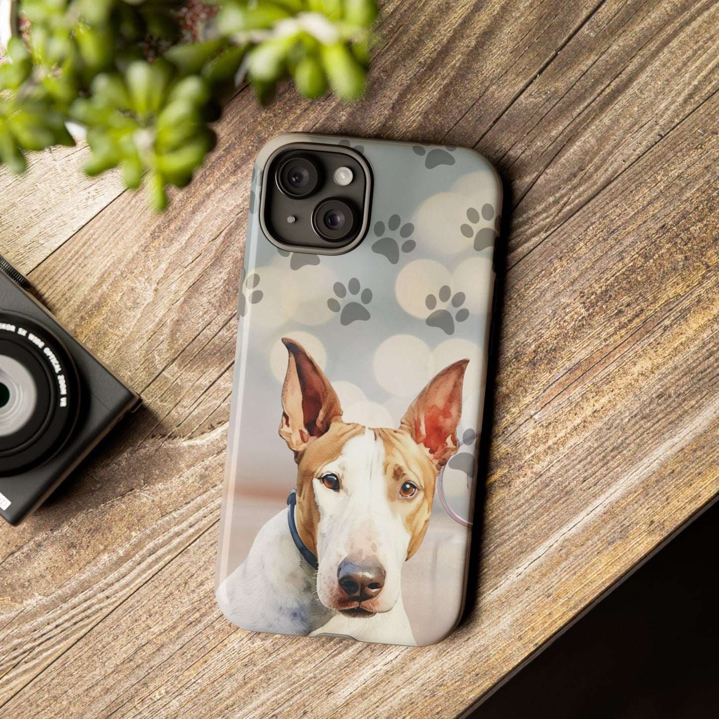 Bull Terrier Phone Case by Tough Cases (Apple iPhone, Samsung Galaxy, and Google Pixel)
