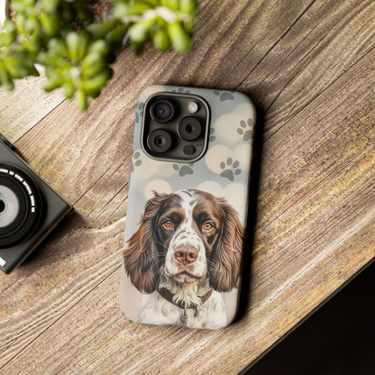 English Springer Spaniel Phone Case by Tough Cases (Apple iPhone, Samsung Galaxy, and Google Pixel)