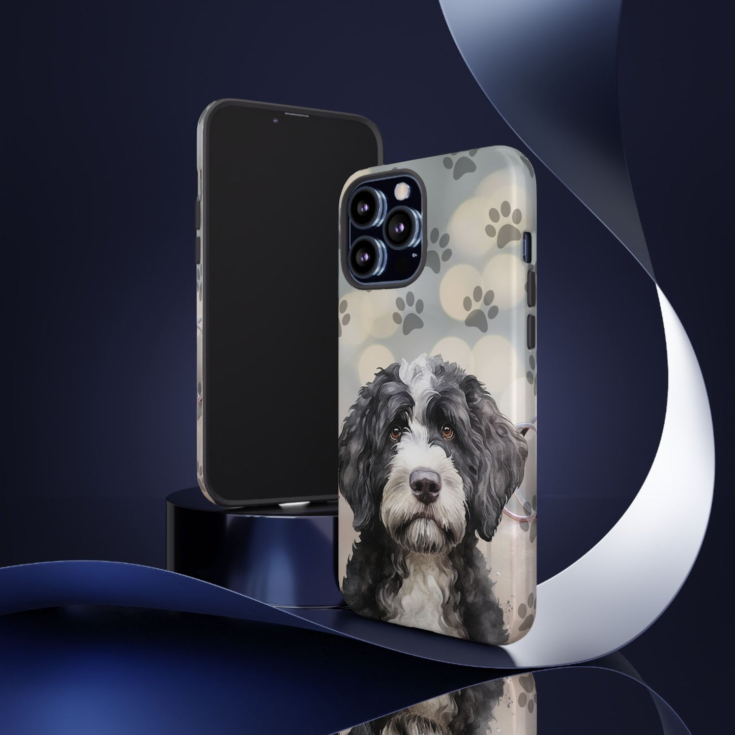 Portuguese Water Dog by Tough Cases (Apple iPhone, Samsung Galaxy, and Google Pixel)