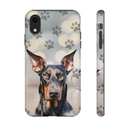 Doberman Phone Case by Tough Cases (Apple iPhone, Samsung Galaxy, and Google Pixel)
