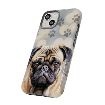 Pug Phone Case by Tough Cases (Apple iPhone, Samsung Galaxy, and Google Pixel)