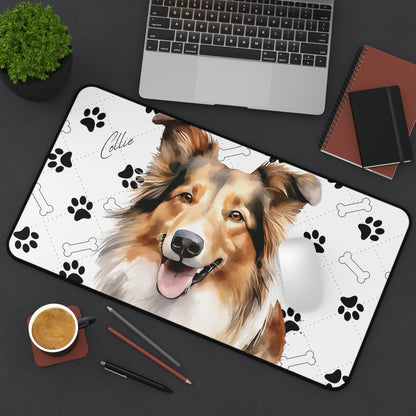 Collie Desk Mat