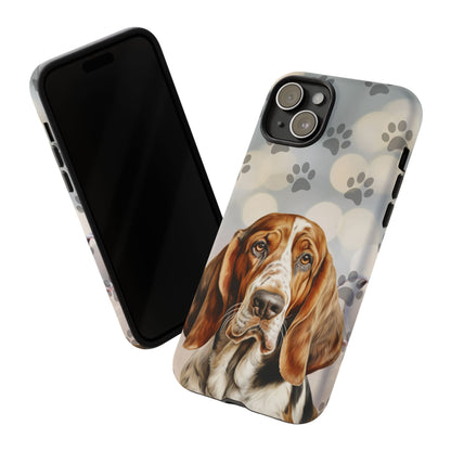 Basset Hound Phone Case by Tough Cases (Apple iPhone, Samsung Galaxy, and Google Pixel)