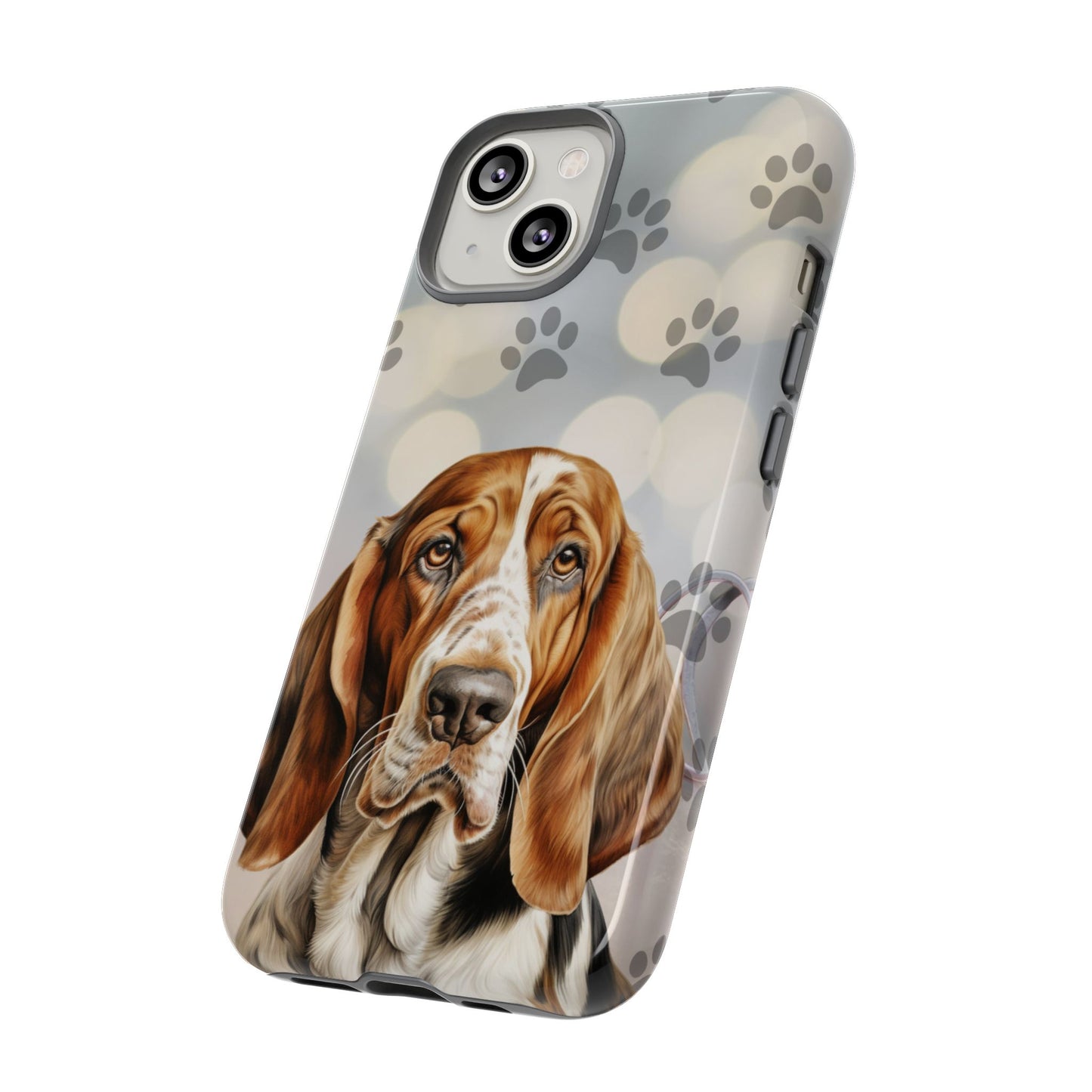 Basset Hound Phone Case by Tough Cases (Apple iPhone, Samsung Galaxy, and Google Pixel)