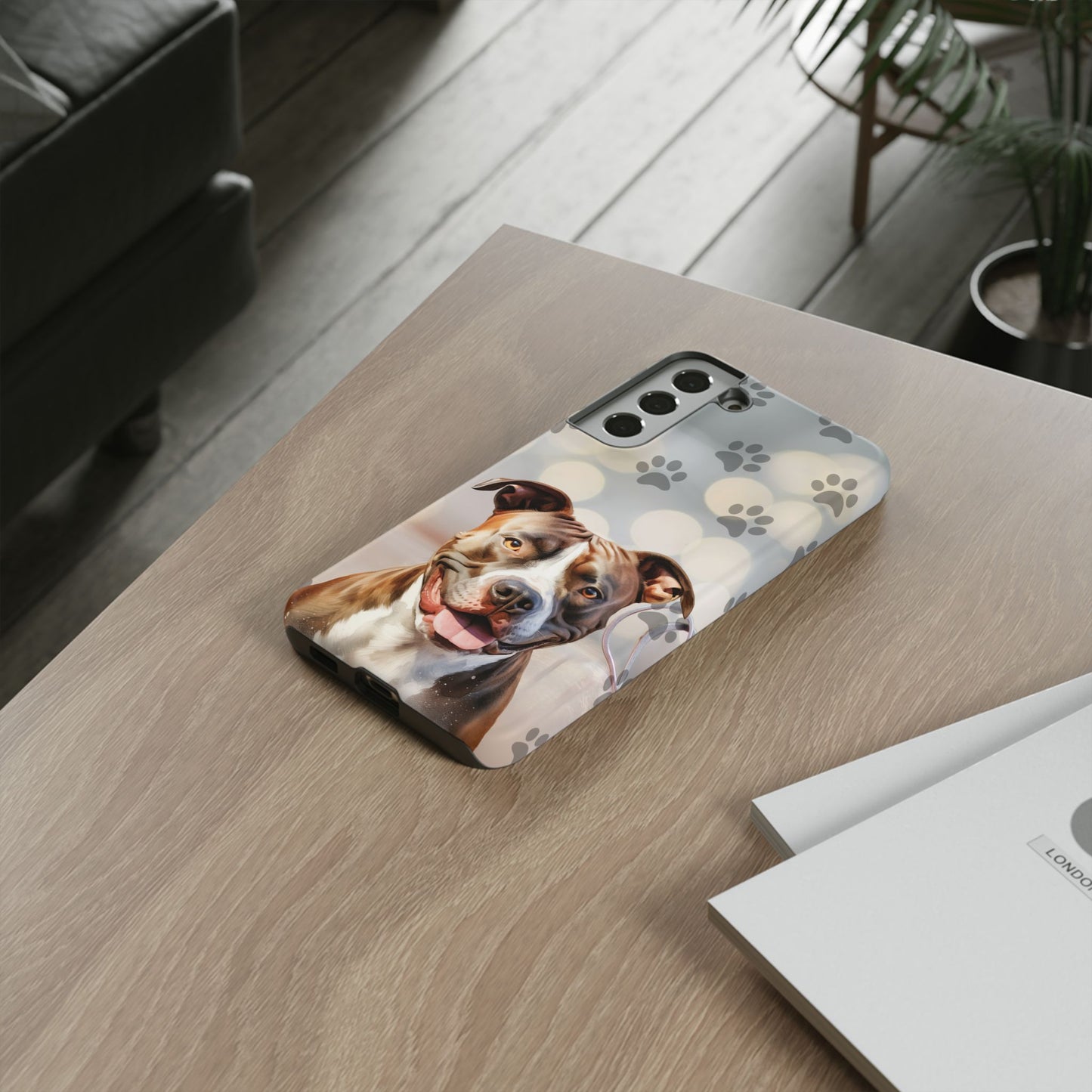 Phone Case by Tough Cases (Apple iphone, Samsung Galaxy, Google Pixel) Staffordshire Terrier