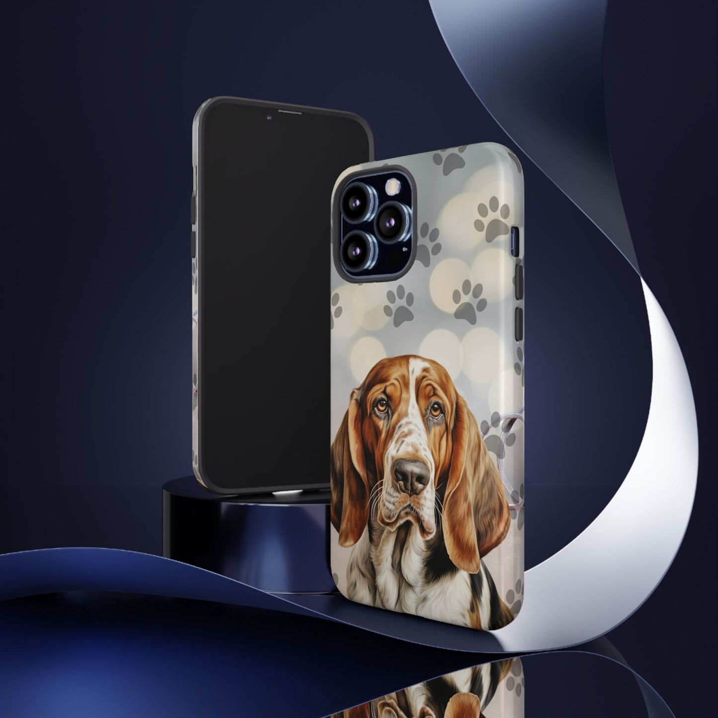 Basset Hound Phone Case by Tough Cases (Apple iPhone, Samsung Galaxy, and Google Pixel)
