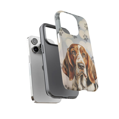 Basset Hound Phone Case by Tough Cases (Apple iPhone, Samsung Galaxy, and Google Pixel)