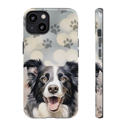 Border Collie Phone Case by Tough Cases (Apple iPhone, Samsung Galaxy, and Google Pixel)