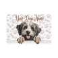 Pyrenean Shepherd Personalized Pet Food Mat, Custom Dog Food Mat, Dog Feeding Mat, Cute Pet Mat, Dog Lovers Gift